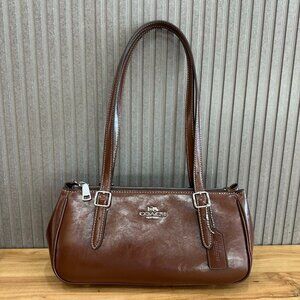 COACH CBJ05 Outlet Women's Solid Leather Asher Underarm Bag
